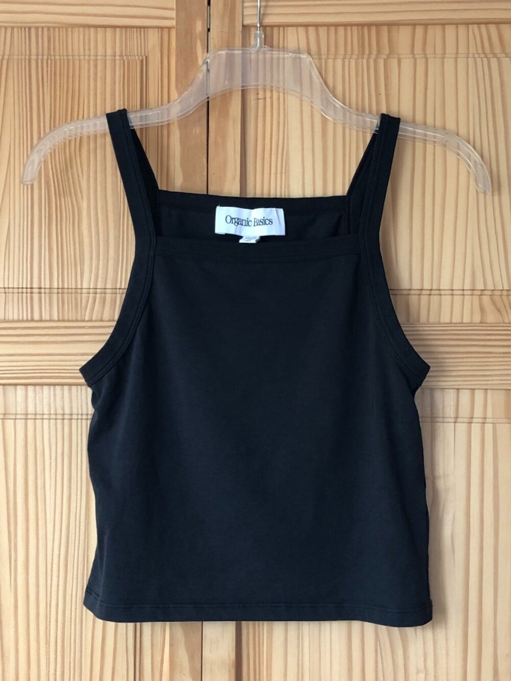 Organic Cotton Basic Black Cami